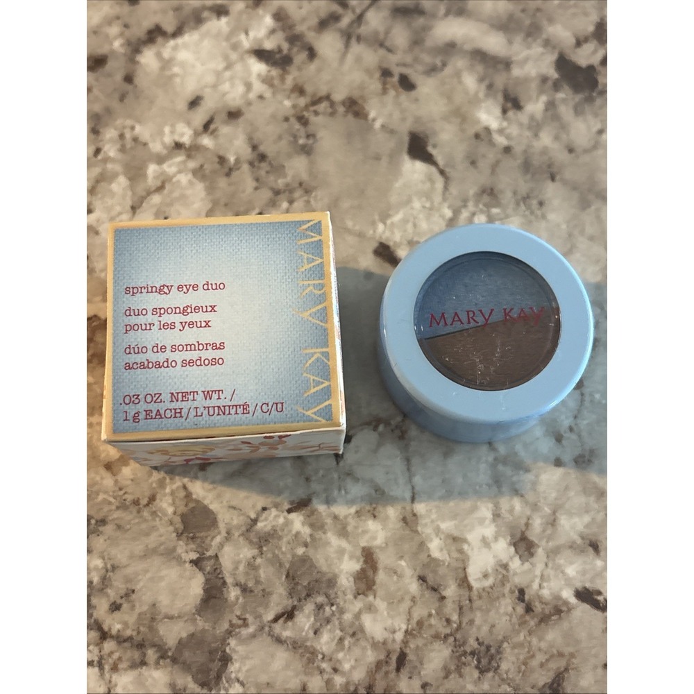 Mary Kay Springy Eye Duo Stonewashed 072012 .03 OZ New‎ With Box